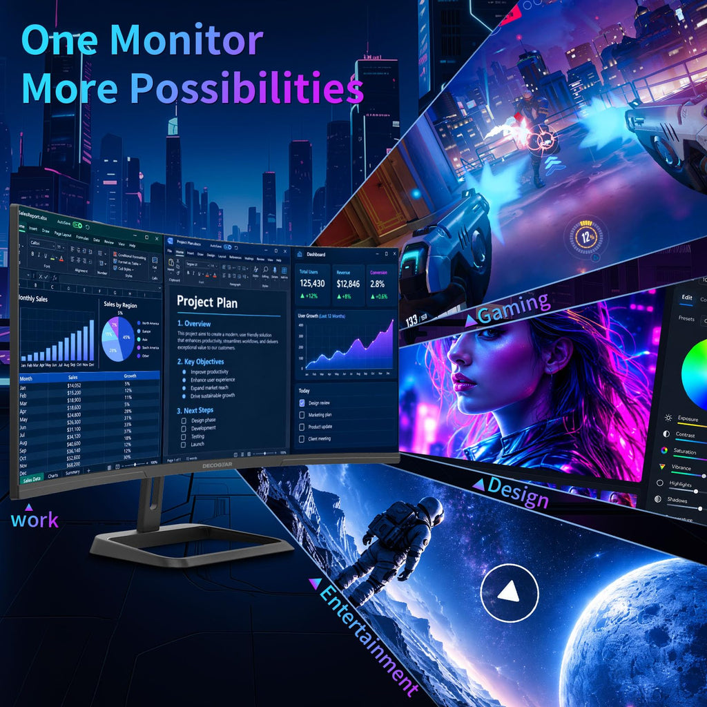 34” Curved Ultrawide Gaming Monitor 180Hz 3440×1440 C2792