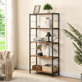 5 Tier Bookshelf with Coffee Shelves M397646