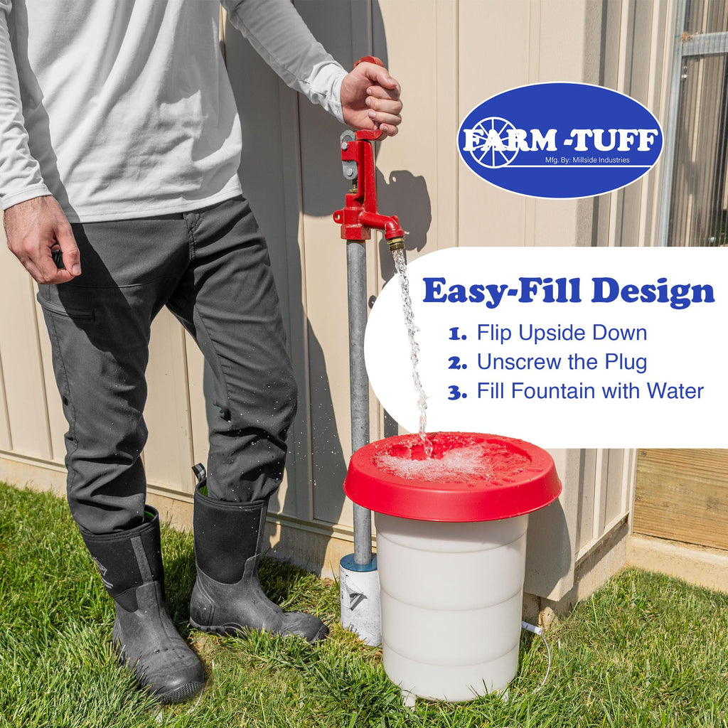 5 Gallon Plastic Poultry Waterer Z966735