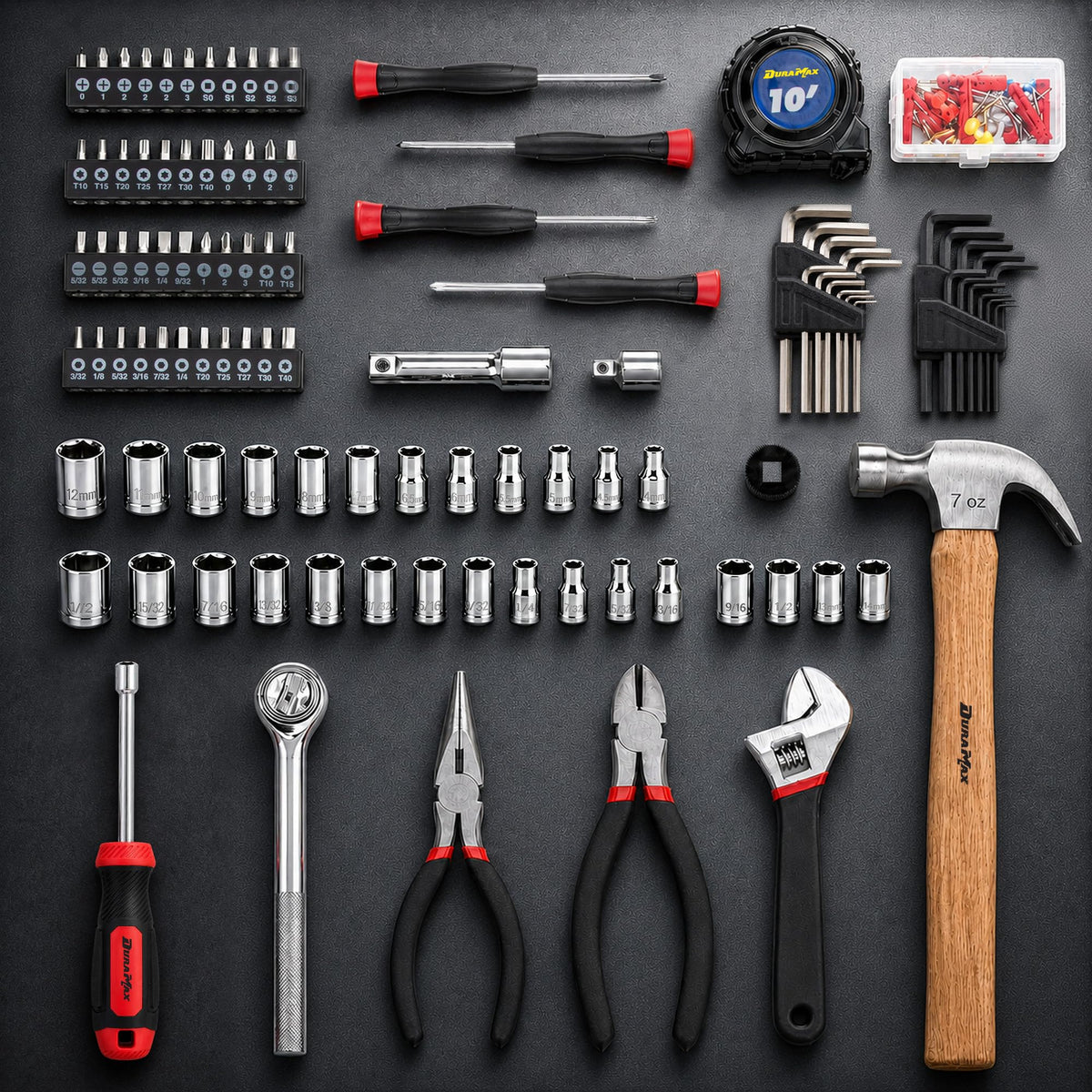 156-Piece Tool Kit with Storage Case T939